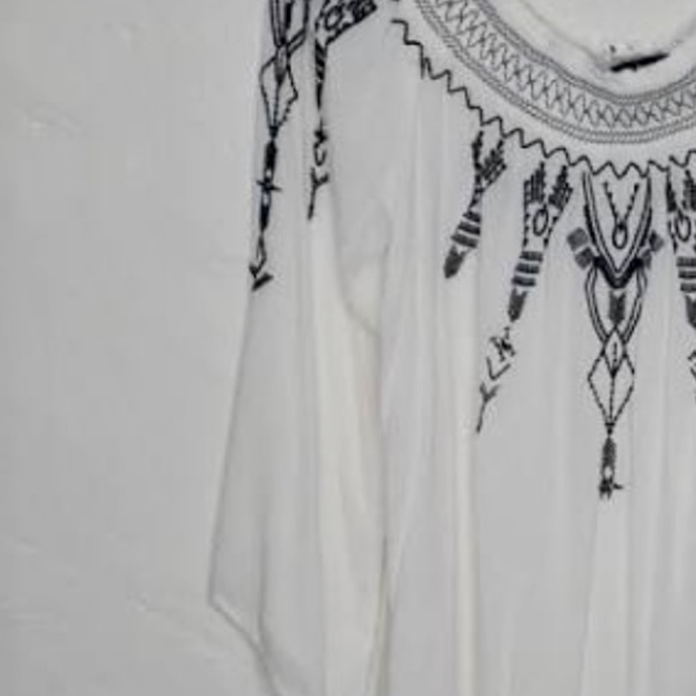 Terre Bleue Peasant Off Shoulder